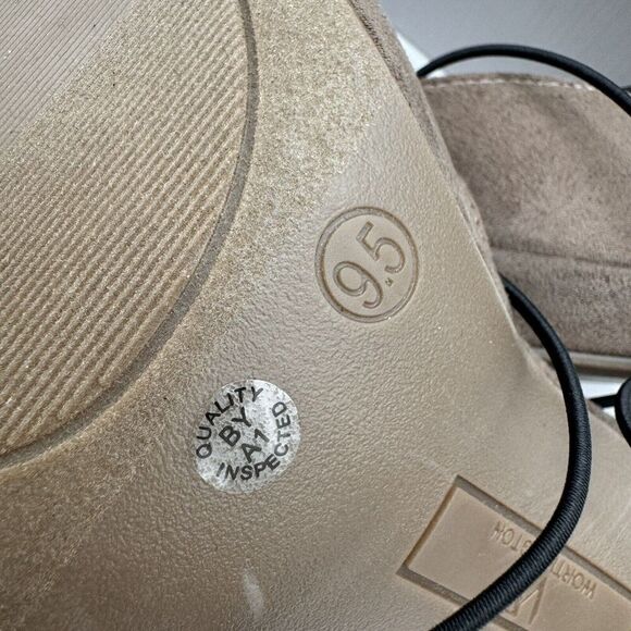 Worthington Marview Porchini Stiletto Heel 9.5 Brown Ankle Strap Pointed Toe - Picture 6 of 9